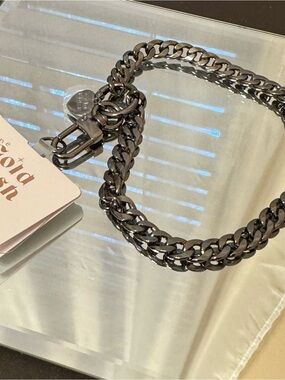 Gold Blush Gunmetal Chain Phone Chain or Keychain Wristlet